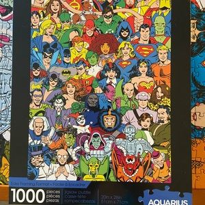🧩2/$14!! 1000 piece superhero jigsaw puzzle!